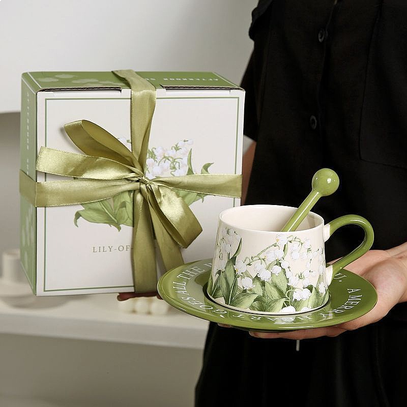Valley Tea And Coffee - Ensemble tasse à café et soucoupe