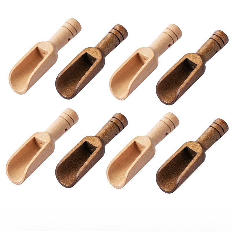 Coffee Tea Spoon - Mini cuillères japonaises en bois, cuillères