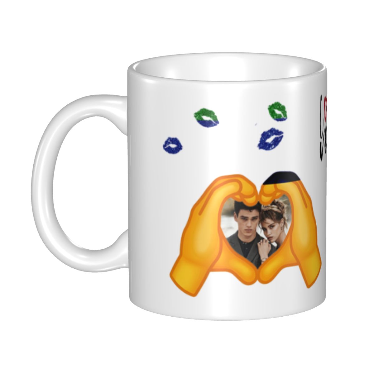 Coffee Tea Picture - Image de Couple personnalisée, visage personnalisé,