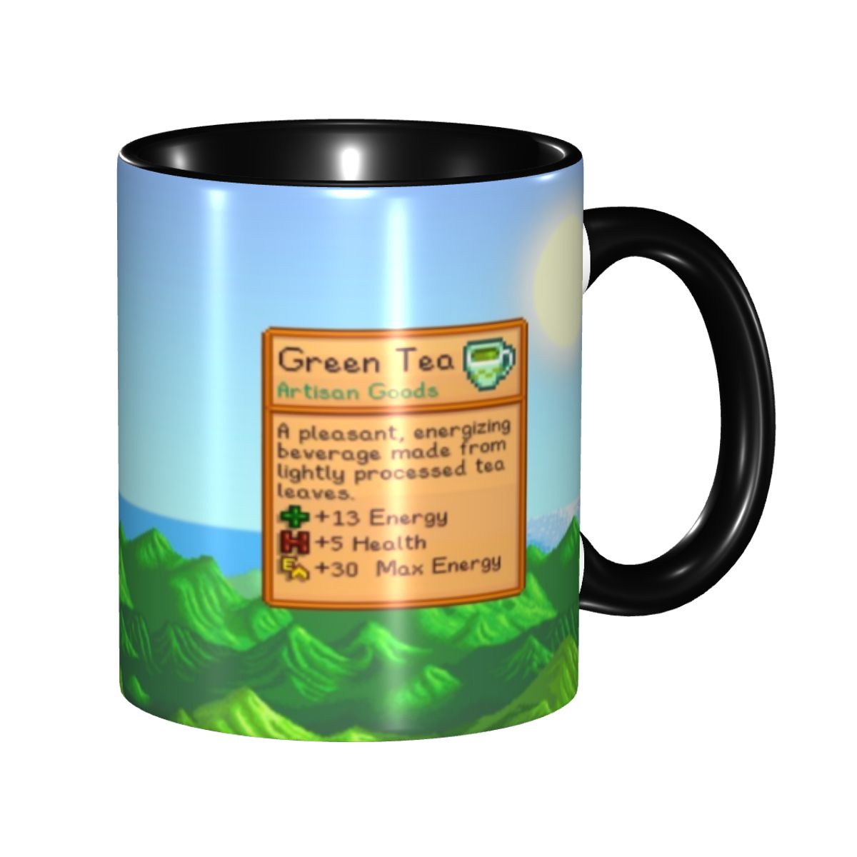 Valley Tea And Coffee - Tasses à thé vertes Stardew Valley