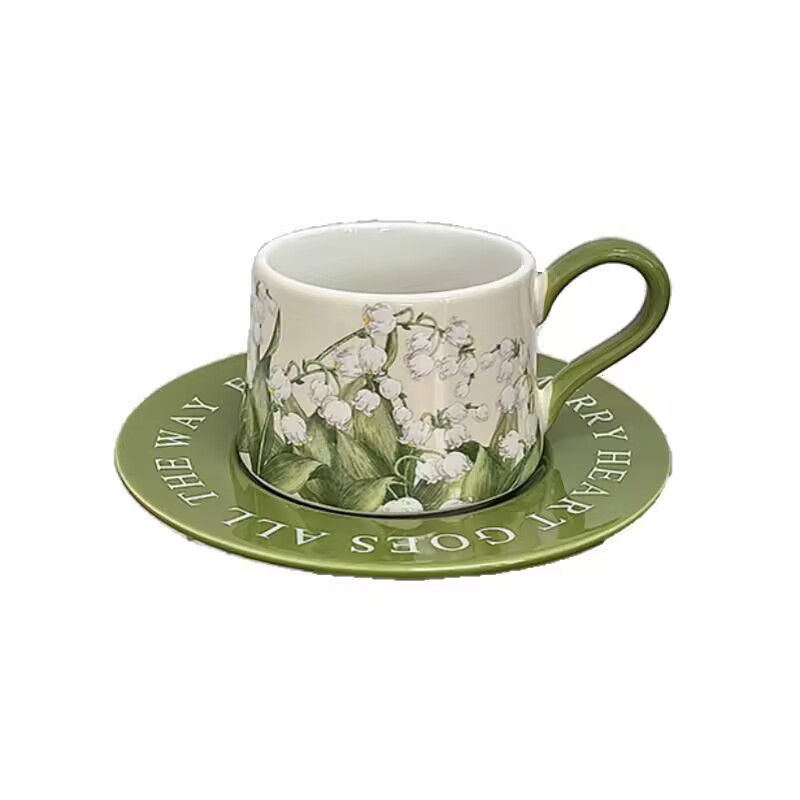 Ensemble tasse et assiette en  - Valley Tea And Coffee avis et prix