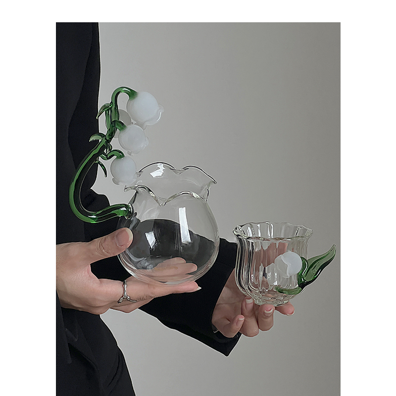 Tasse à thé en verre de muguet - Valley Tea And Coffee avis et prix
