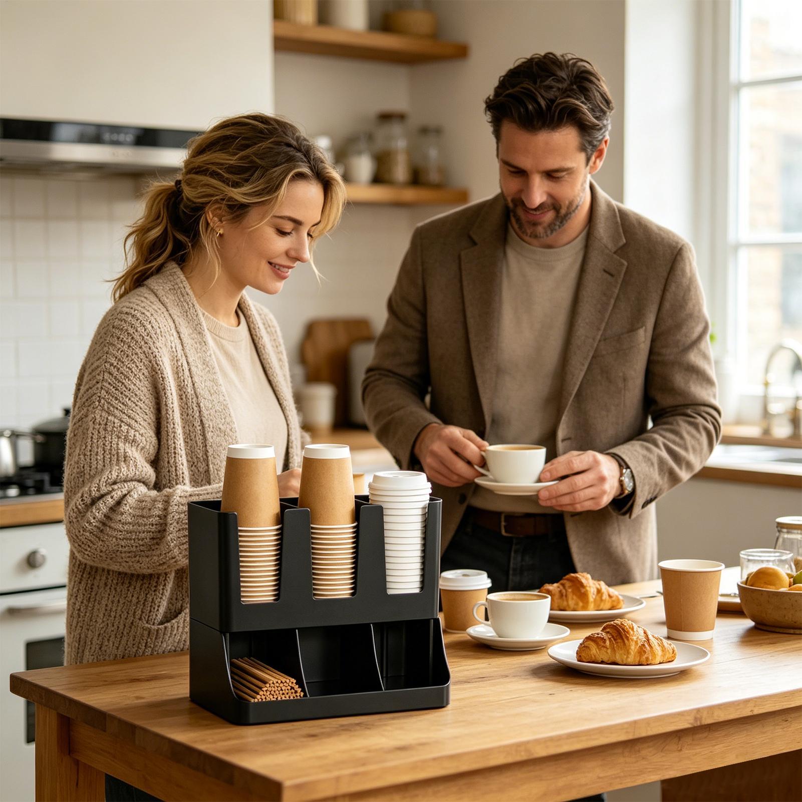 Support mural 6 compartiments  - Tea Coffee Set Up avis et prix