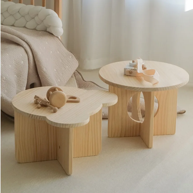 Petite table ronde en bois mas - Tea Coffee Set Up avis et prix