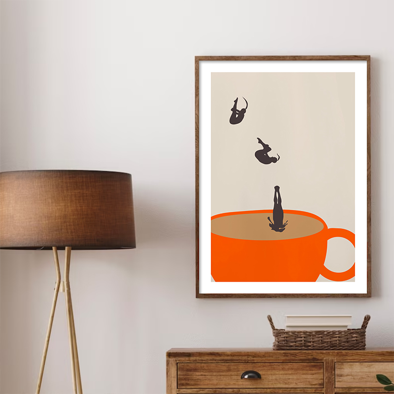 Toile d'Art Mural de Méditatio - Coffee Tea Picture avis et prix
