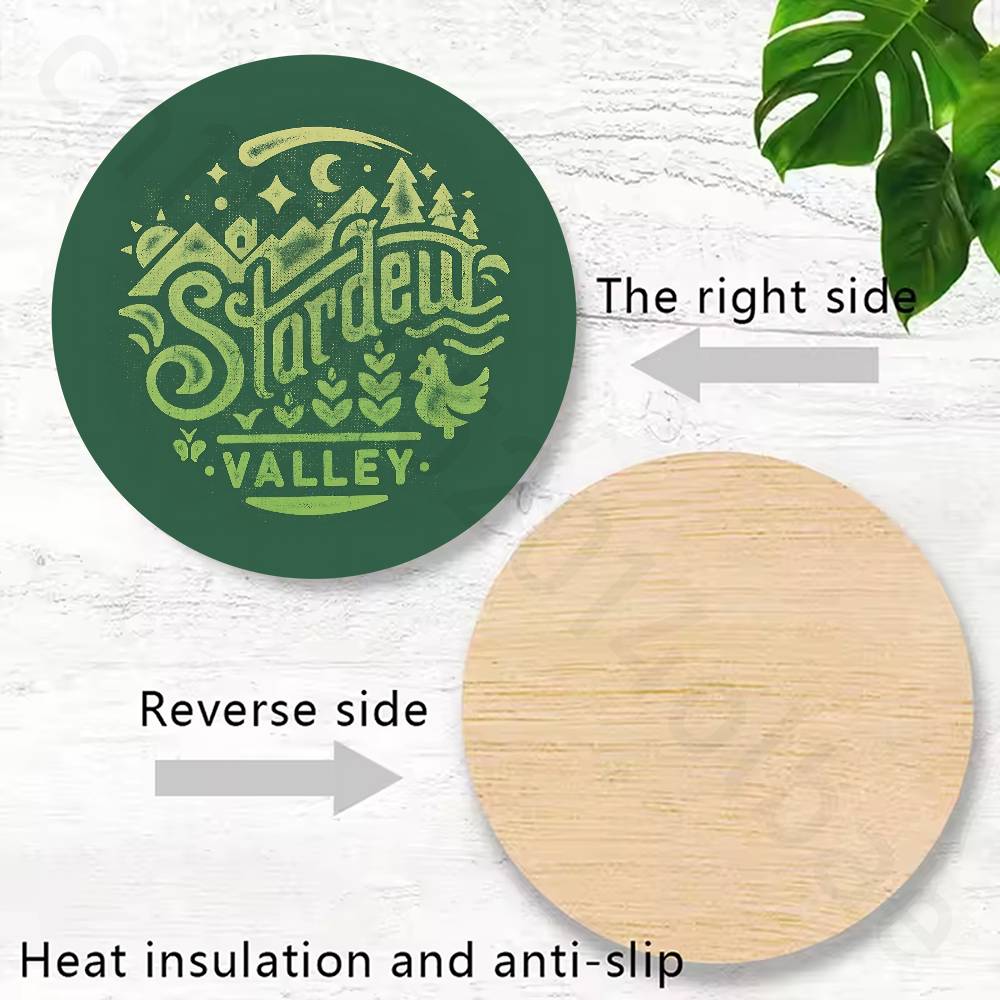 Sous-verre en bois S-Stardew V - Valley Tea And Coffee avis et prix