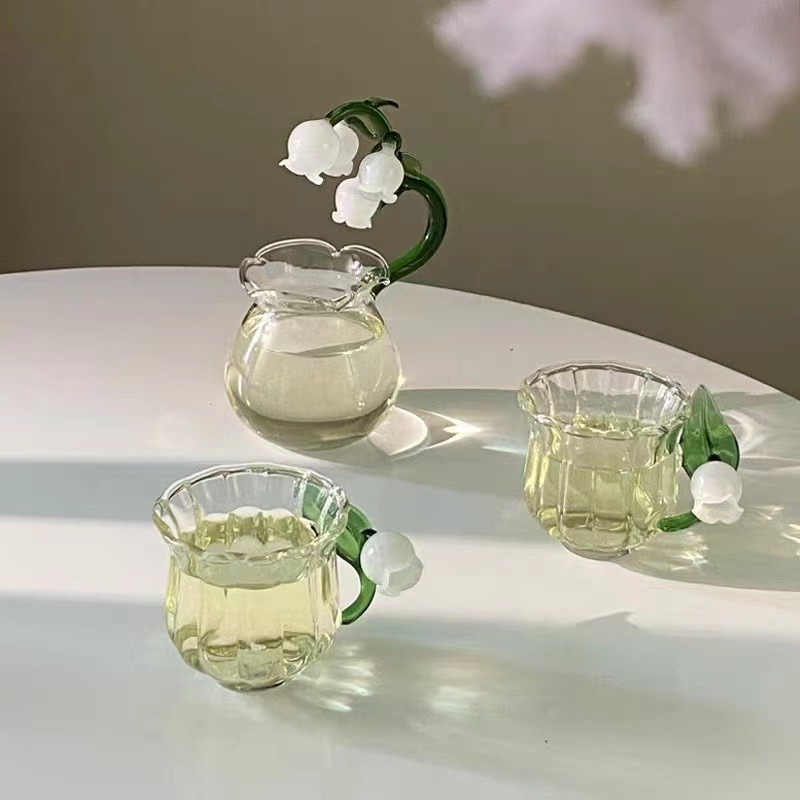 Verres en verre du muguet, ver - Valley Tea And Coffee avis et prix