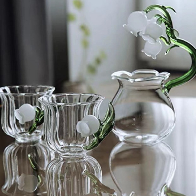 Verres en verre du muguet, ver - Valley Tea And Coffee avis et prix