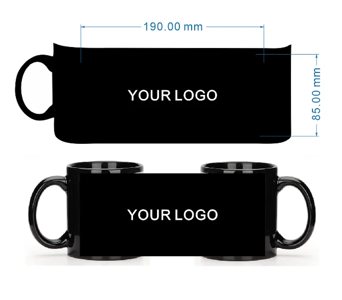 Tasse noire DIY Logo tasse en  - Coffee Tea Picture avis et prix